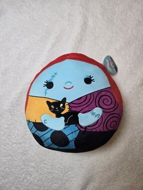 Squishmallows Red Plush Sally Holding Cat Nightmare Before Christmas New w/Tags